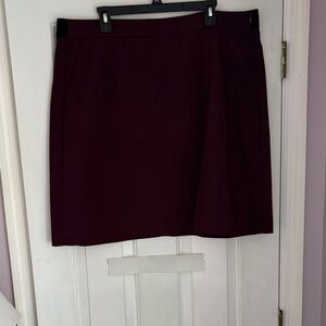 Liz Claiborne Dark Purple A-Line Skirt